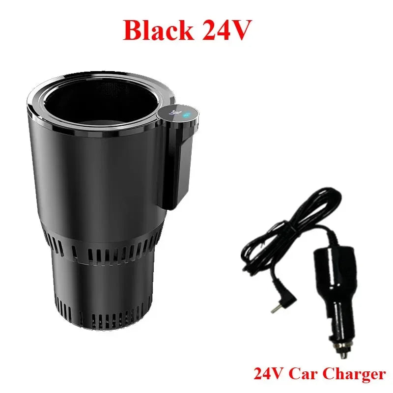 24V Car Heating Cooling Cup  Warmer Cooler Smart Cup Mug Holder Tumbler Cooling Beverage Drinks Cans Summer Drink