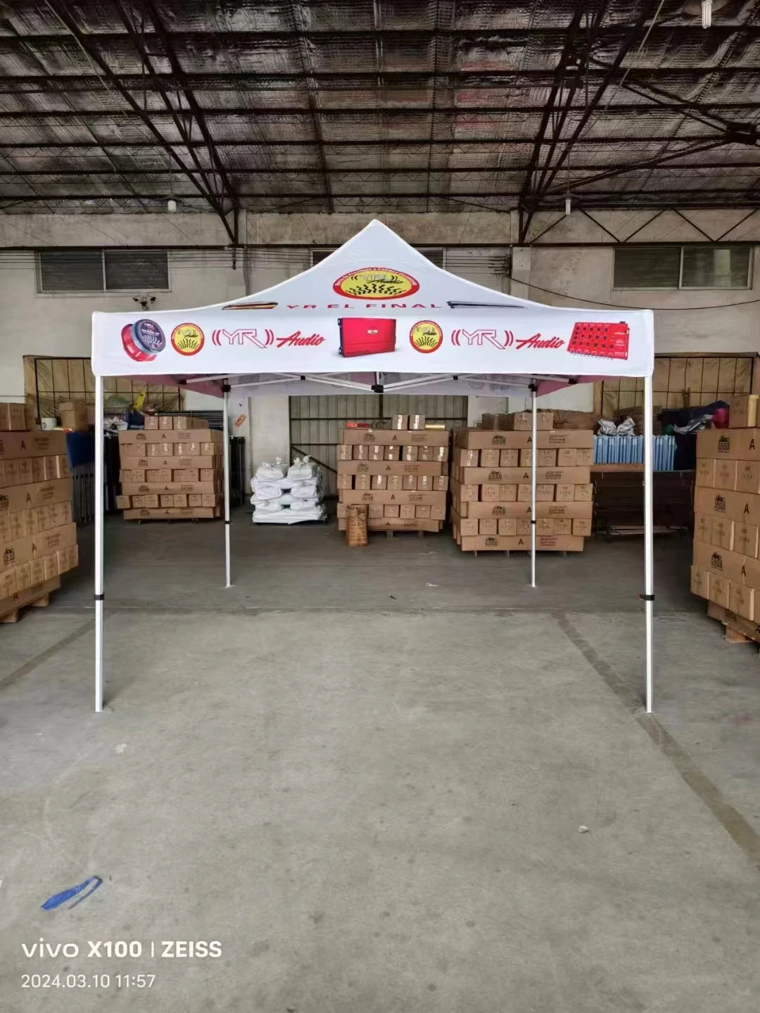 10x10ft Custom Steel/Aluminum Frame Canopy Tent Advertising Folding Pop Up Tents For Trade Show Display Events Outdoor