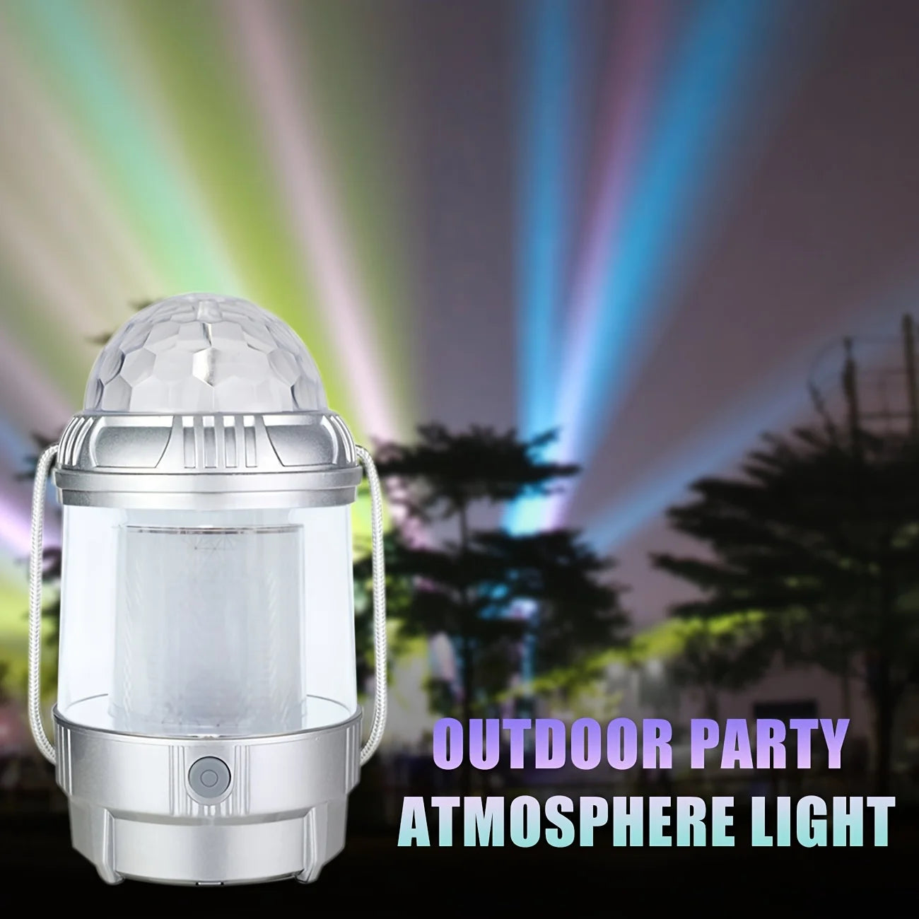 1-4PCS LEDCamping Lantern Rechargeable,1500mAh PowerBank,3Light Modes Stage Light,for Hallowen Decoration,Chrismas, indoor.