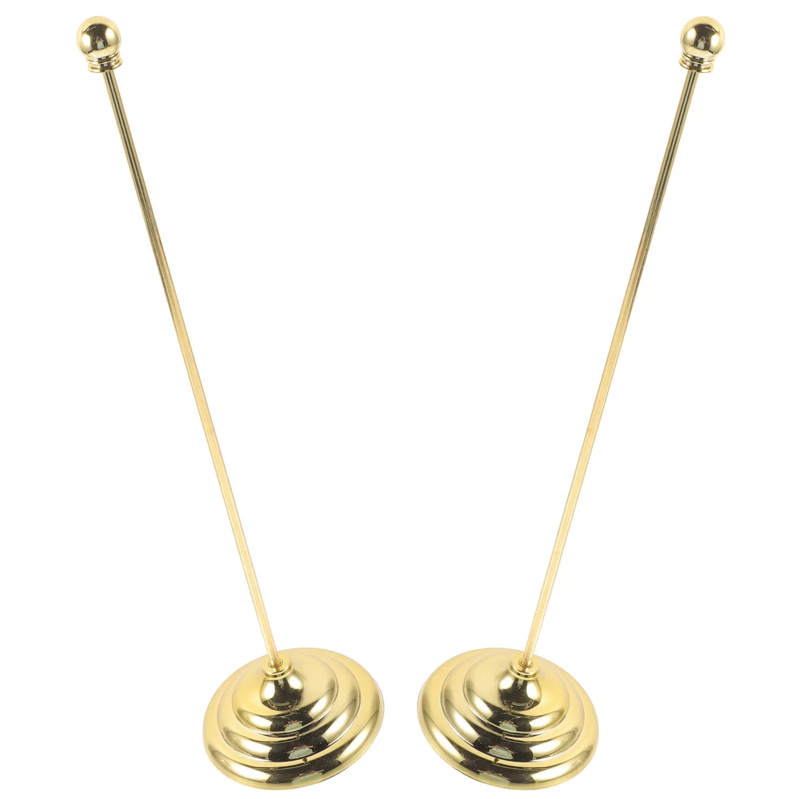 2Pcs Desktop Flag Pole Plastic Holder Stable Base Small Flag Stick Stand Office Table Accessory Desktop Accessory