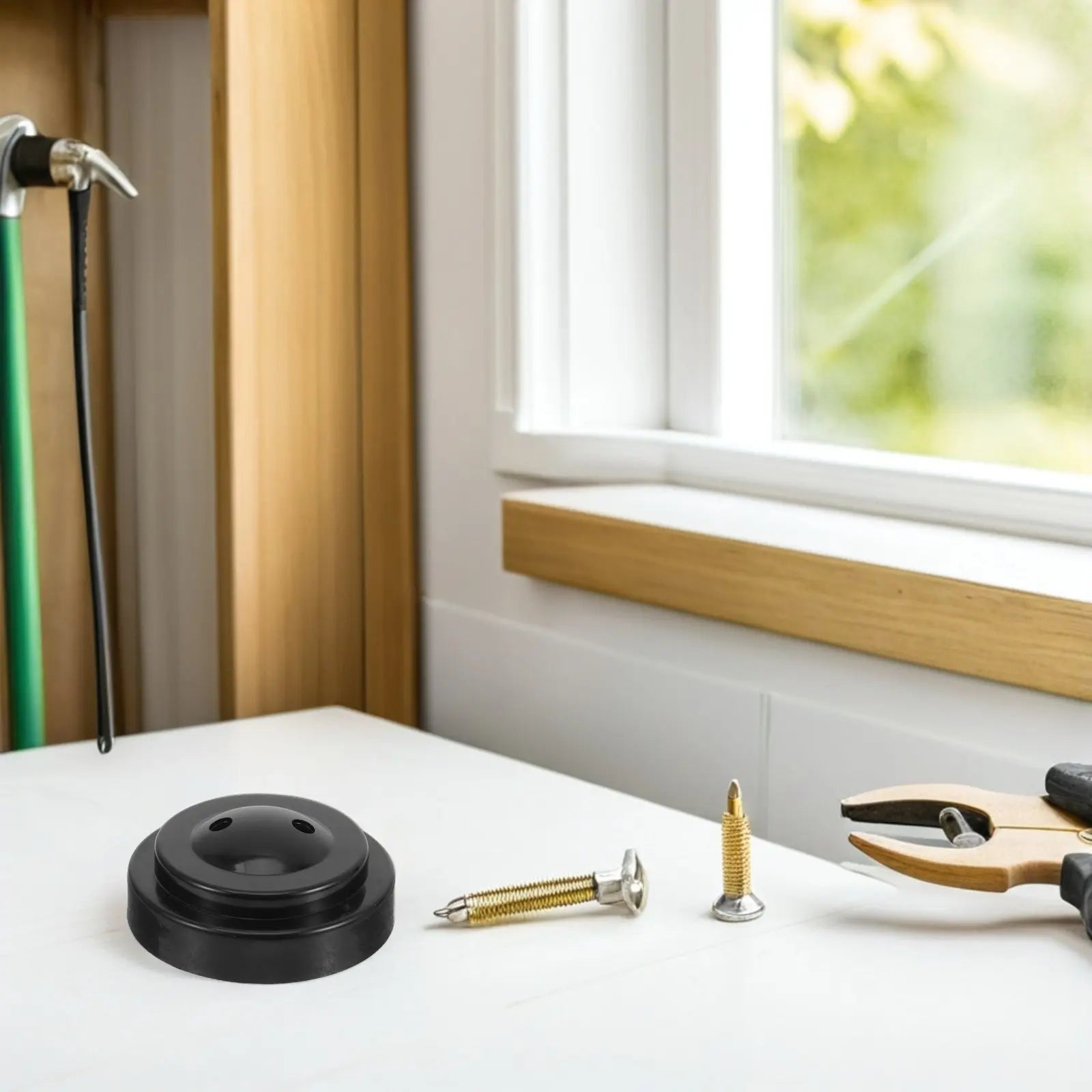 10Pcs Desk Flag Base Dual-Hole Design Flags Holder Tabletop Flag Holder for Office Meeting Room Decoration Use