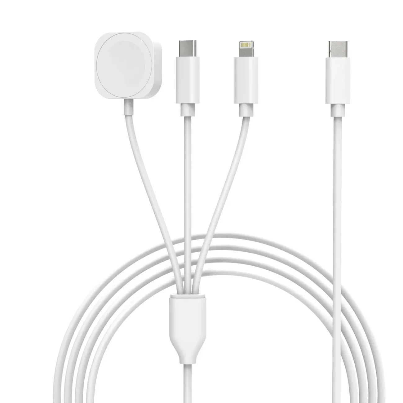 3 in 1 Type-C & Magnetic Wireless Chaeger Pad USB Date Chargers Cable For Apple Watch 10/9/8/7/6/5/4/3/2 SE/Ultra Fast Charging
