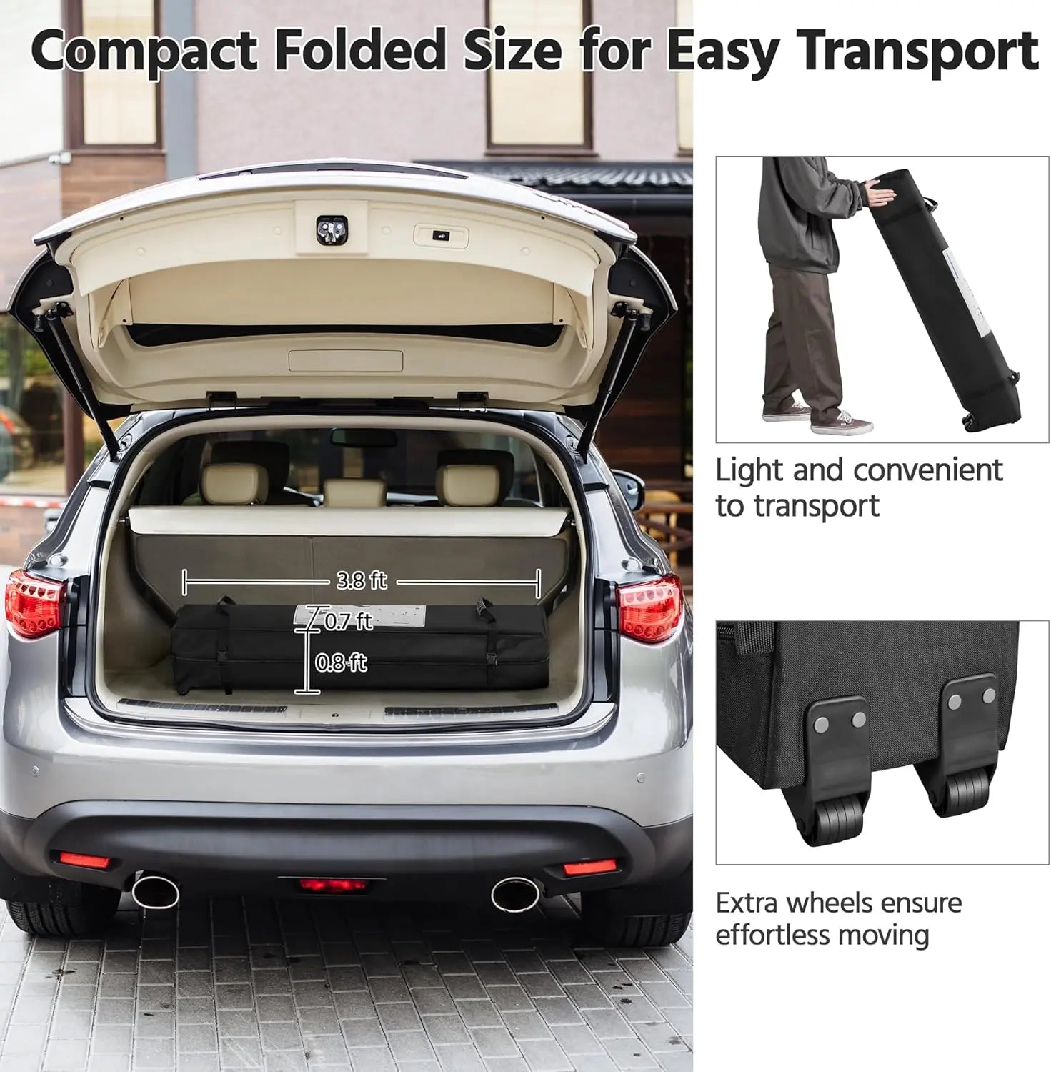 10x10 Pop Up Canopy Tent with Vent, Easy Set Up Tent, Instant Sun Shelter Canopy with Wheeled Bag, 4 Sandbags,New Popularity