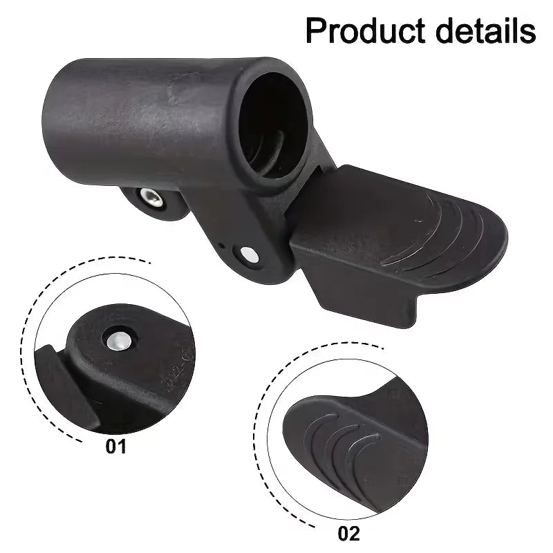 2Pcs Clamp Plastic Tent Clamp Fastener Adjustable For 22-25mm Poles For Canopy Caravan Awning Annexe Poles Accessories Clips