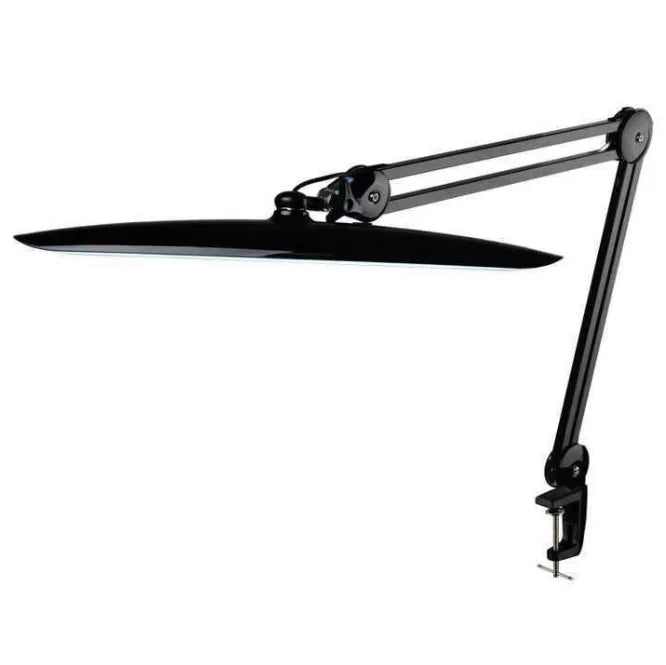 24W LED Desk Lamp with Clam 19 Inches Dimmable Computer Light Adjustable Desk Light for Home, Office, Crafts, Nails & Hobbies