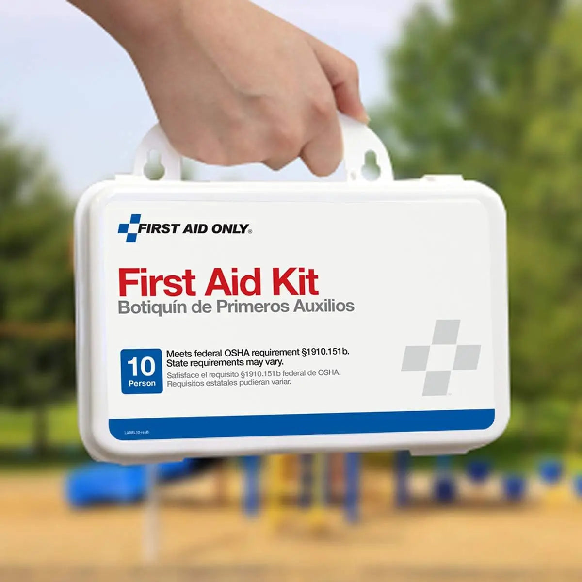 10-Person Emergency First Aid Kit for Business, Home, Car - 57 Pieces All-Purpose Safety Supplies