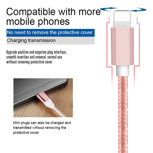 10FT iPhone Charger Cable - Durable & Fast Charging